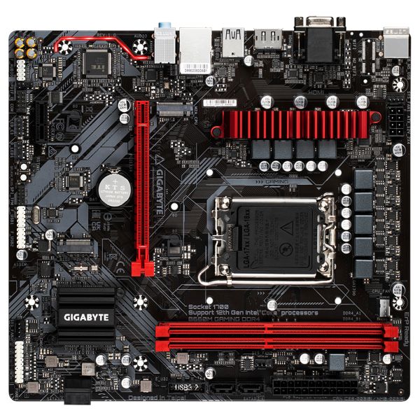 Bekijk afbeelding 2 van Gigabyte 1700 B660M GAMING DDR4 - 2xM.2/DP/HDMI/VGA/µATX